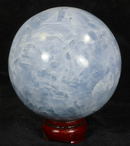 Polished Blue Calcite Sphere #32125